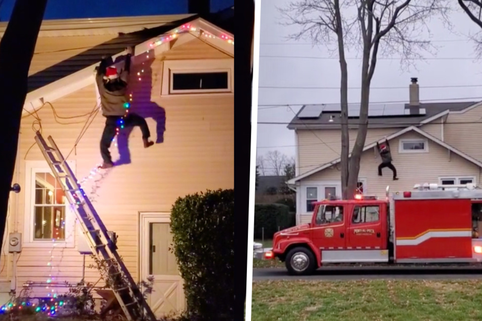 Weihnachts-Deko war zu realistisch: Nachbarn rufen die Feuerwehr!