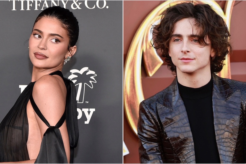 Apparently Timothée Chalamet doesn't remember much from Beyoncé's LA concert where he went official with Kylie Jenner (l).