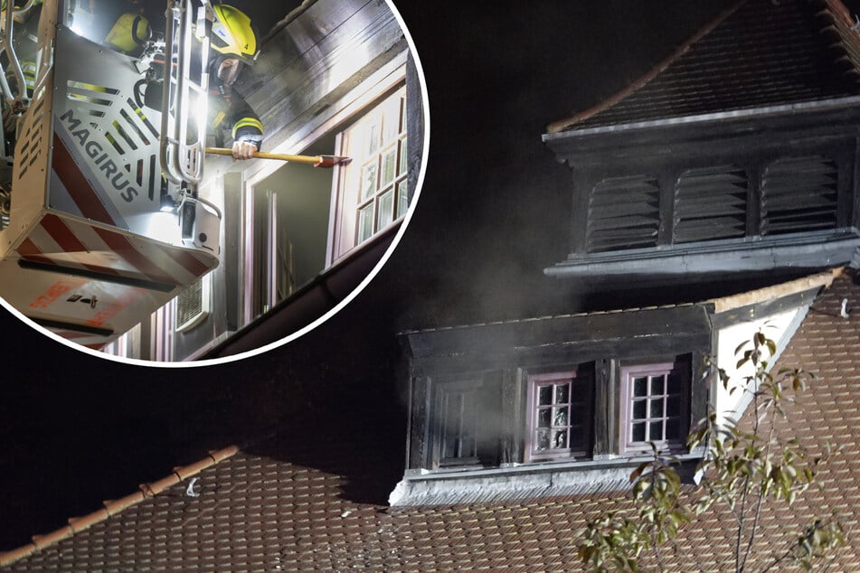 Leipzig: Dichter Rauch aus Obergeschoss: Südbrause in Leipzig steht in Flammen