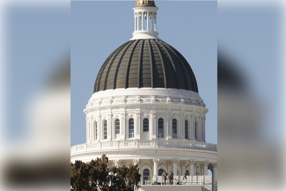 The State Capitol in Sacramento, California.