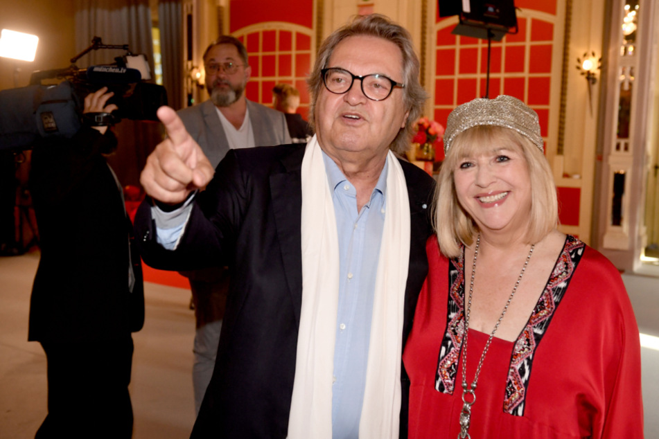 Helmut Markwort (85) und Patricia Riekel (72) bei dessen Geburtstagsfeier in München.