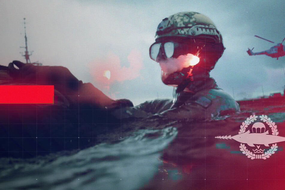 Kampfschwimmer haben mit vielen Widrigkeiten zu kämpfen, unter anderem einer geringen Wassertemperatur.
