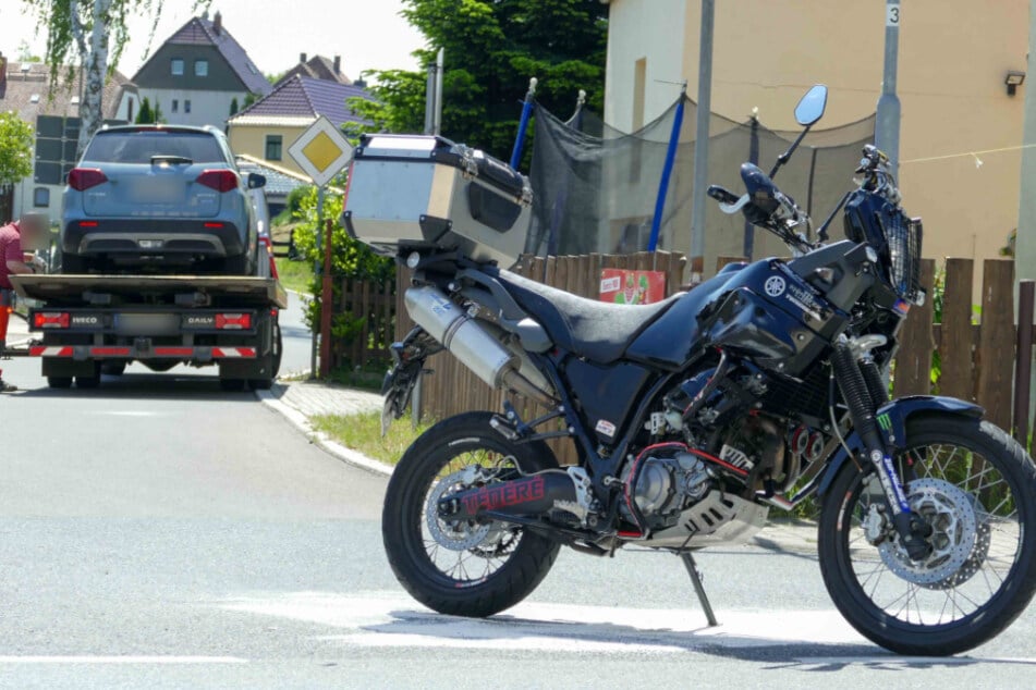 Biker-Crash in Mittelsachsen: Motorradfahrer verletzt