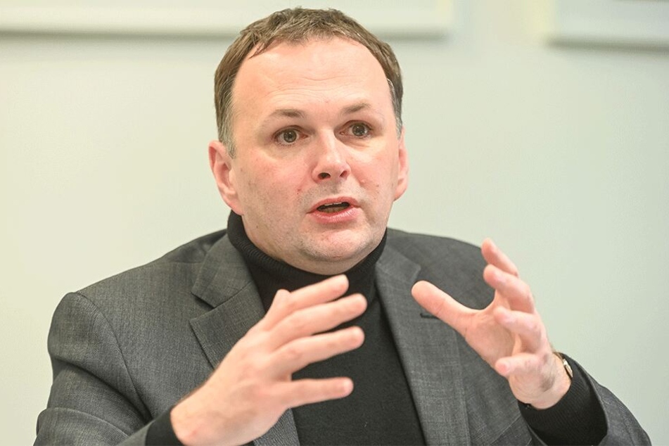 Will die DREWAG zu 100 Prozent in kommunaler Hand: Linke-Chef André Schollbach (40).