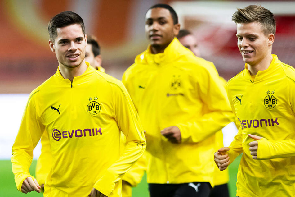 Dzenis Burnic (r.) wechselte von Borussia Dortmund zu Dynamo Dresden.