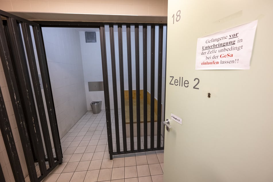 In diese Zelle auf der Wiesn-Wache musste Oimara zum Glück nicht.