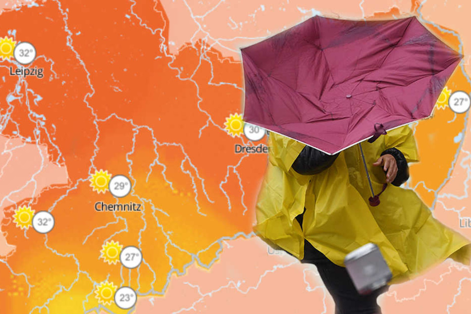 Die Hitze hat uns unter der Woche im Griff, kommt danach Regenwetter? (Symbolbild)
