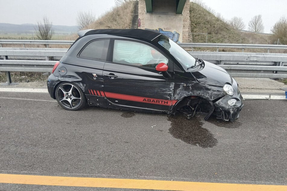 Unfall A71: Unfall auf der A71: Alkoholtest nach Crash positiv