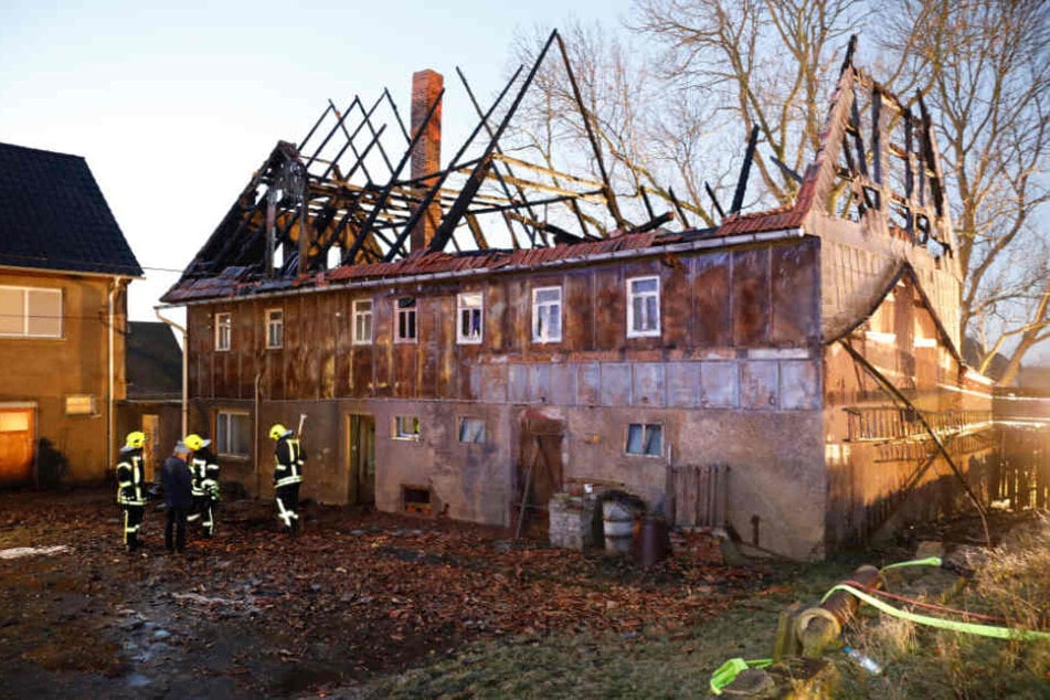 An dem Gebäude entstand ein enormer Schaden.