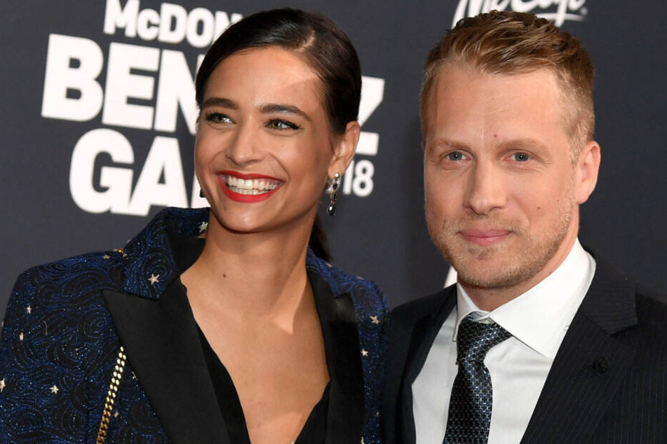 Oliver Pocher und seine schwangere Freundin Amira Aly.