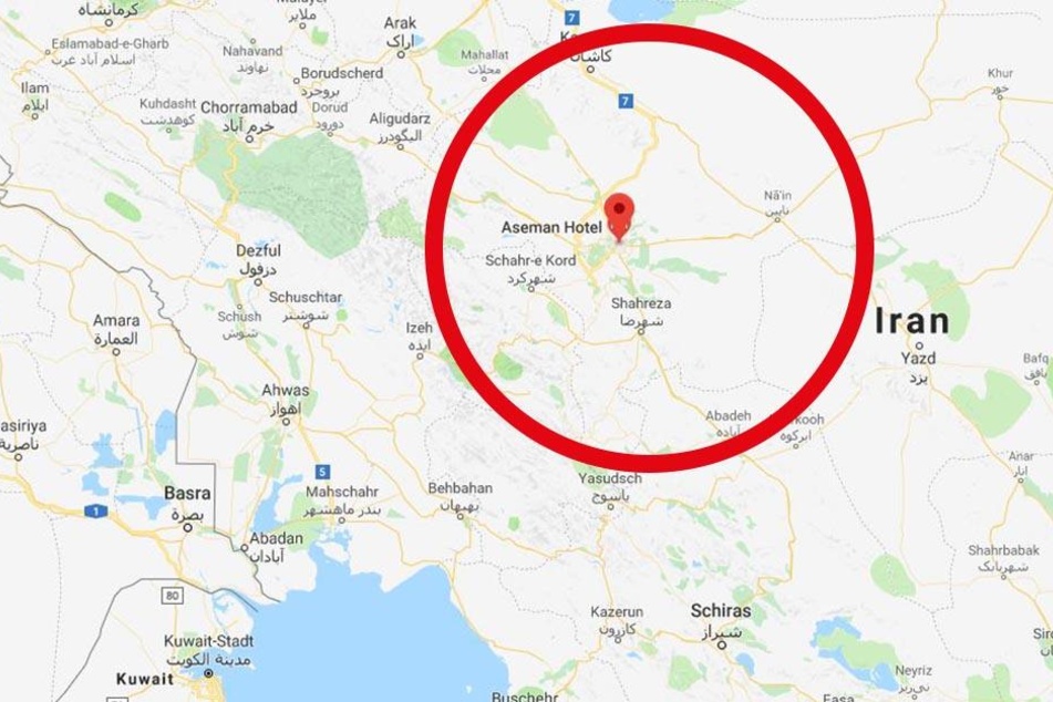 Flugzeugabsturz im Westen des Iran.