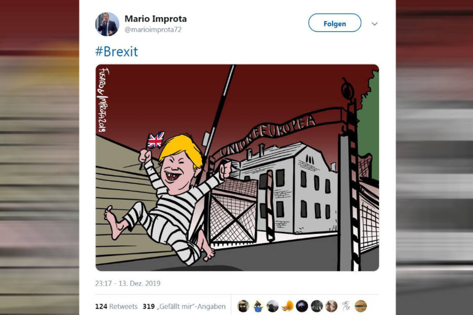 Geht diese Karikatur zu weit?