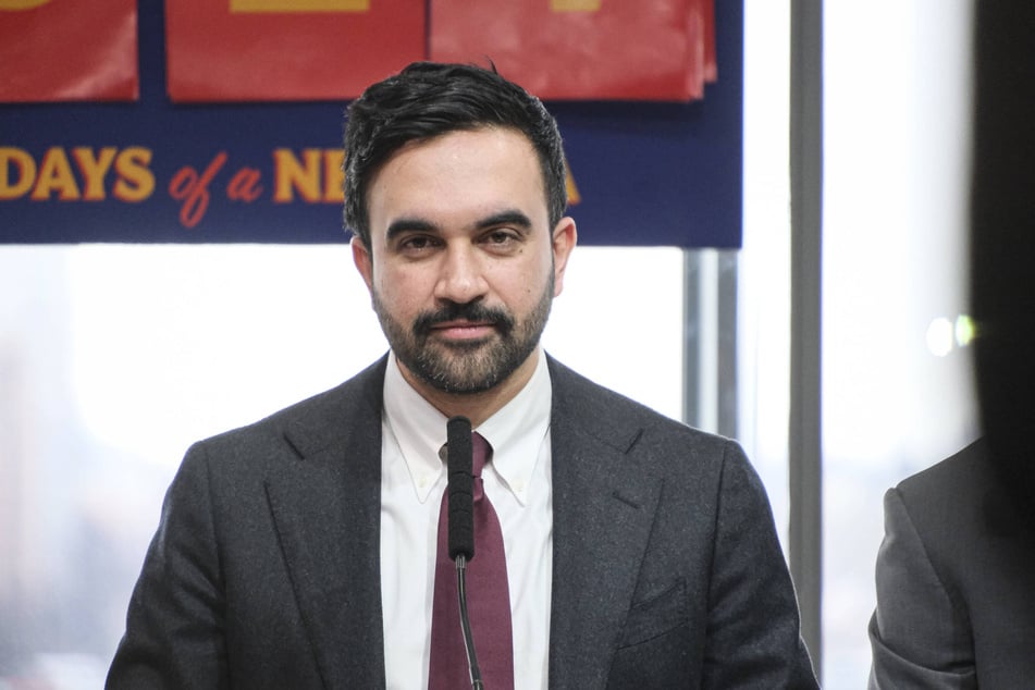 New York City Mayor Zohran Mamdani attends a press conference at The Whitney on banning hidden junk fees and unexpected credit card holds on hotel stays on January 21, 2026.