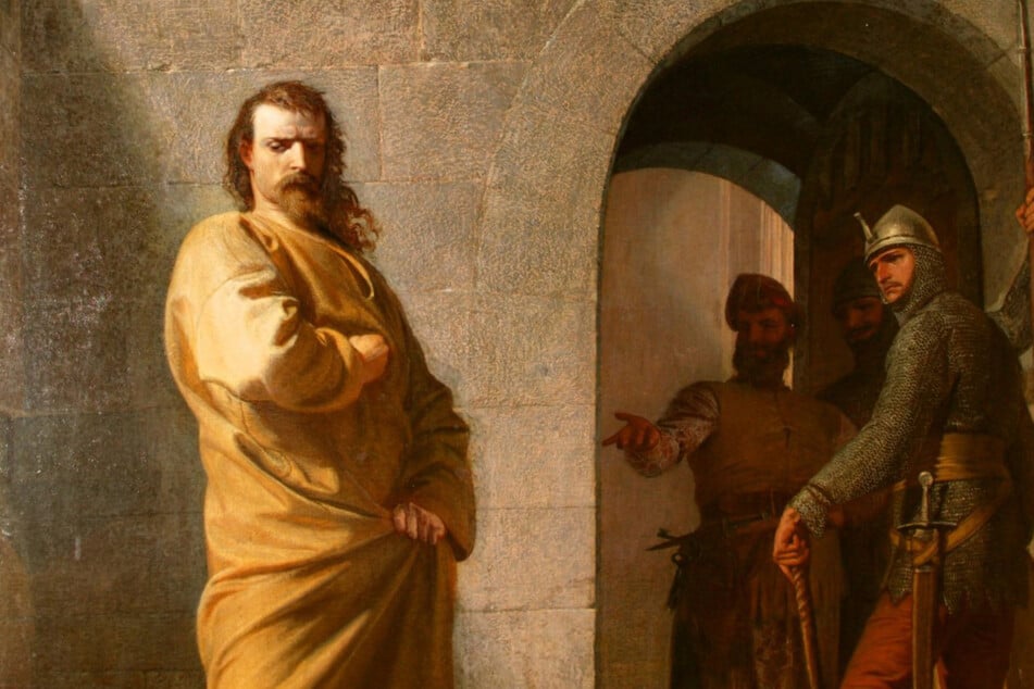 Im Büßergewand machte sich der König auf den Gang nach Canossa, um den Papst um Vergebung anzuflehen.