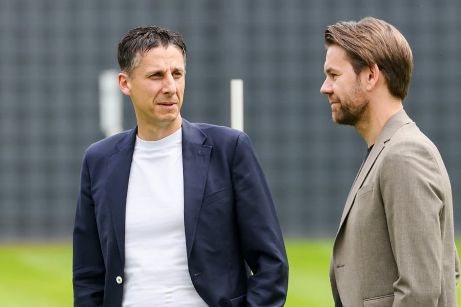 Für den geschassten Christian Keller (l.) ist nun Thomas Kessler am Werk - der 39-Jährige ist neuer Sportdirektor beim FC.