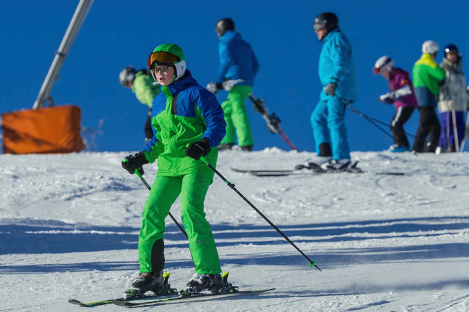 Dank Schneemaschinen: Die Pisten waren für die Wintersportler bestens präpariert.
