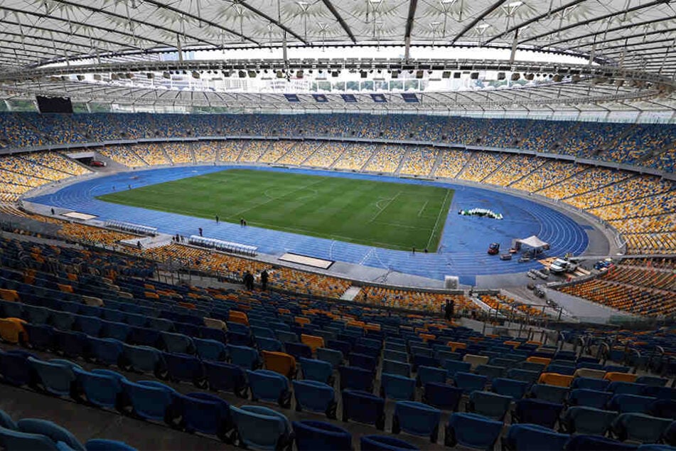 Im Olympiastadion von Kiew findet am 26. Mai das Champions-League-Finale statt.
