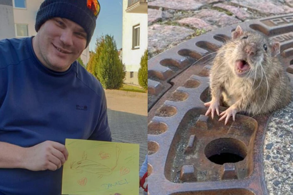 Die Helfer bekamen als Dankeschön ein Gemälde überreicht.