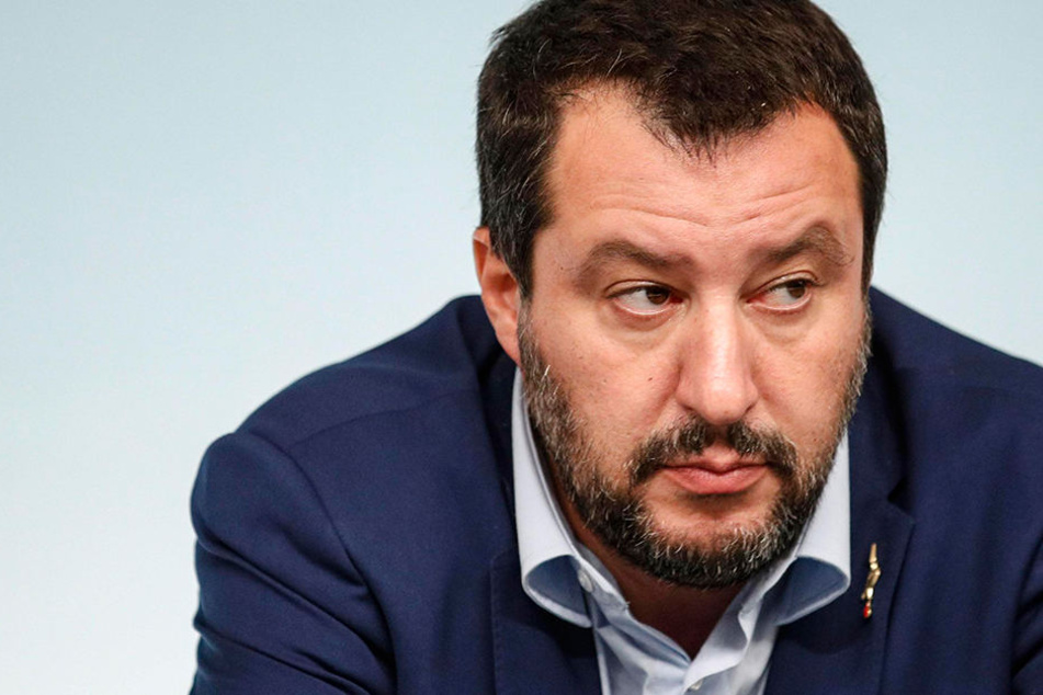 Italiens Innenminister Matteo Salvini. Die italienische Regierung stimmte den neuen Haushalts-Plänen für 2019 zu.