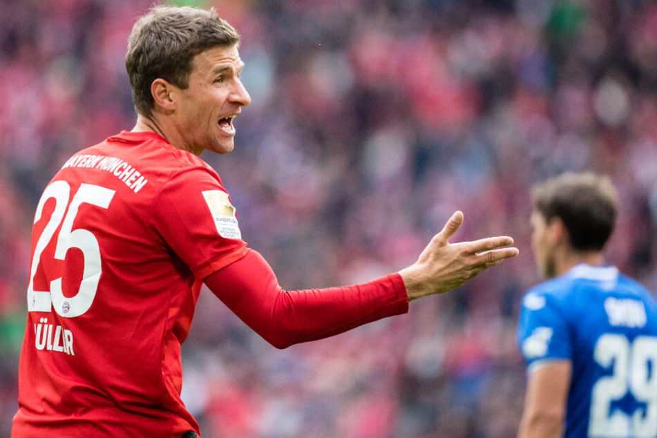 Thomas Müller dürfte beim FC Bayern München aktuell nicht zufrieden sein.
