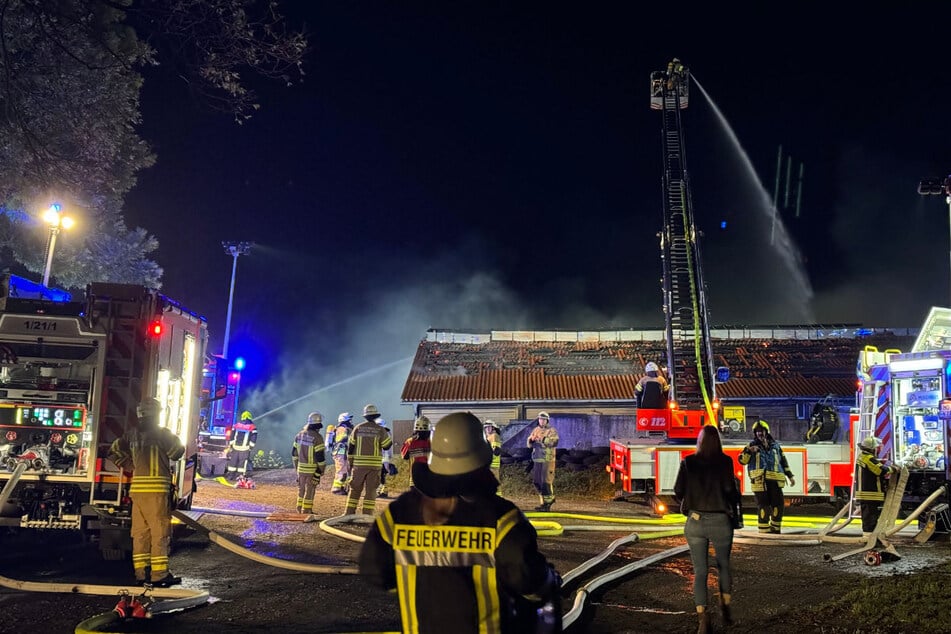 In dem Stall waren rund 200 Tiere untergebracht. Der Großteil konnte dem Feuer laut Polizei nicht mehr entfliehen.