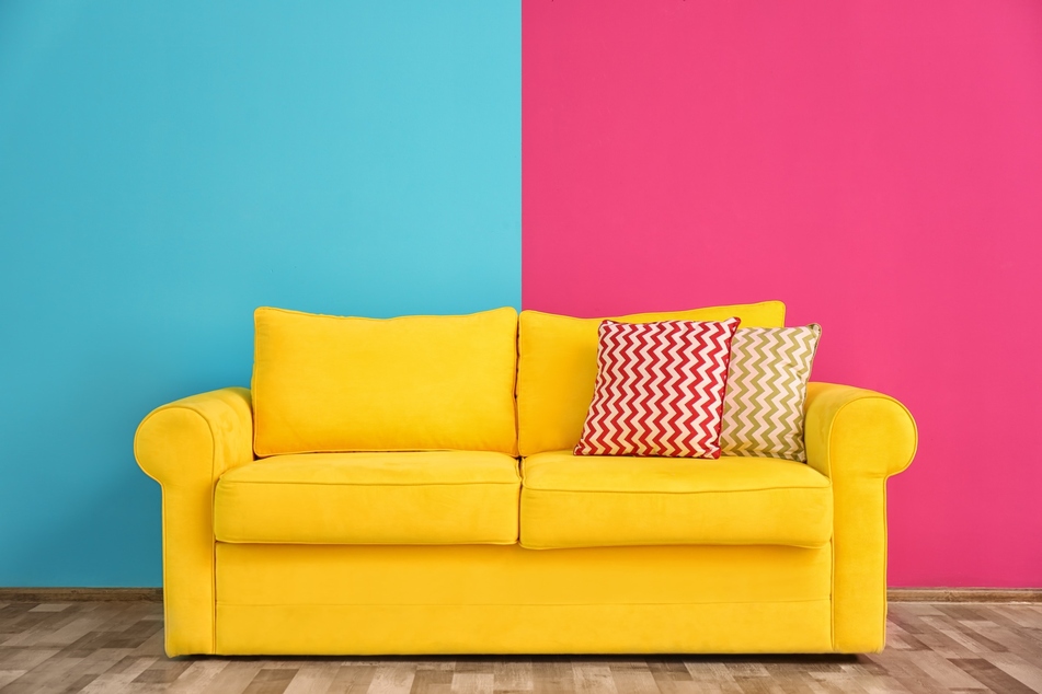 Positive Farben - glücklich wohnen mit Farbe im Raum.