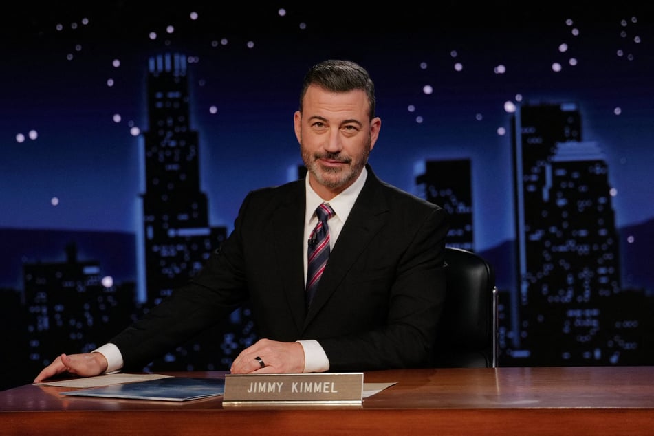 This handout image released by Disney on September 24, 2025, shows Jimmy Kimmel during the taping of Jimmy Kimmel Live!