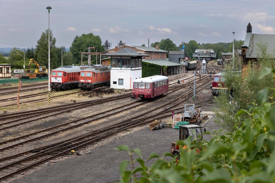 Demnächst stehen im Eisenbahnmuseum Chemnitz-Hilbersdorf einige Sanierungen an.