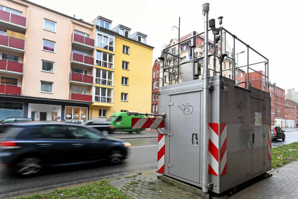 Eine Feinstaub-Messanlage.