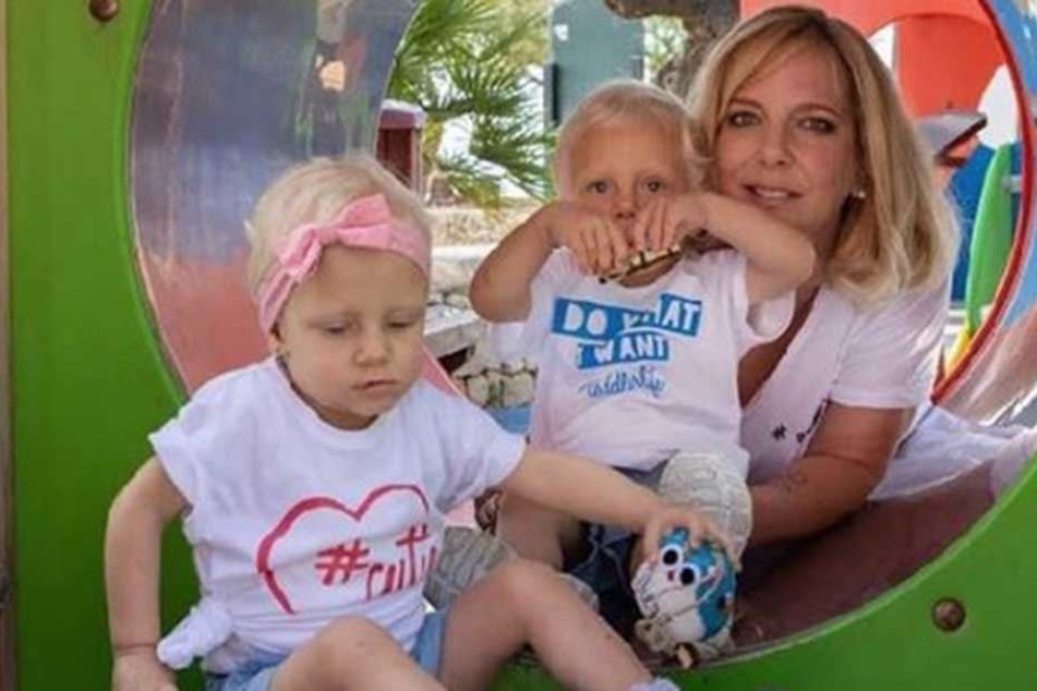 Dani Büchner (40) muss die Zwillinge Jenna und Diego (2) alleine groß ziehen.