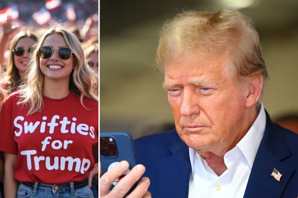 Over the weekend, Donald Trump shared a series of social media posts claiming Taylor Swift fans have begun a "Swifties for Trump" movement.