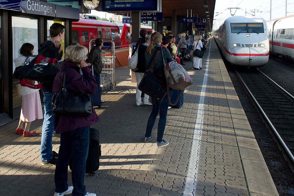 Inzwischen fahren die Züge aber wieder ab Göttingen.