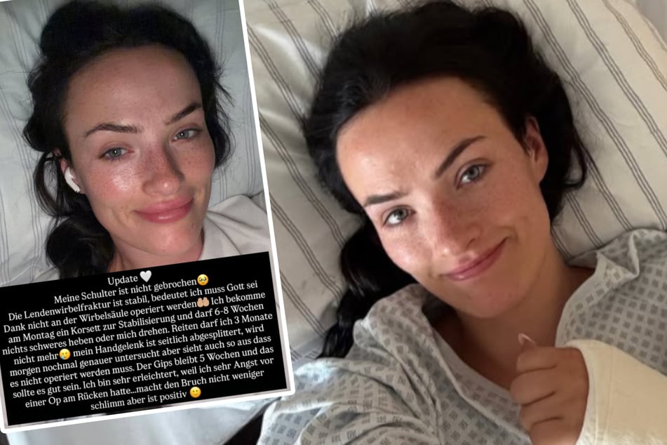 Lendenwirbel und Handgelenk gebrochen: Paulina Ljubas bei Reit-Unfall schwer verletzt