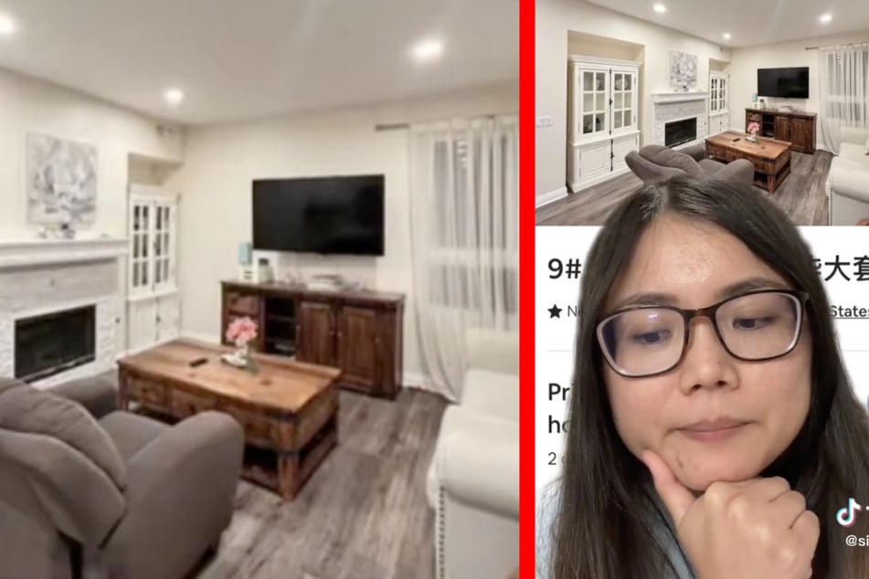 Frau ist schockiert, als ihr ein Haus auf Airbnb bekannt vorkommt