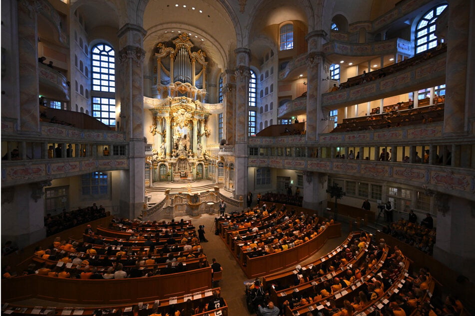 Die Frauenkirche bot wie immer eine atemberaubende Kulisse.