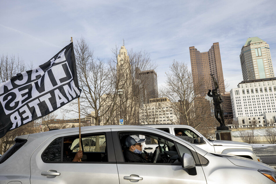 Advocates against police brutality met up at Genoa Park in Columbus to form a Black Lives Matter car caravan.