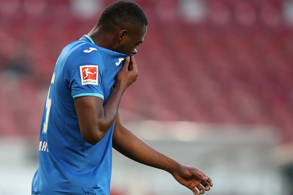 Wollte sich nach seinem Eigentor am liebsten verstecken: TSG-Abwehrmann Kasim Adams.