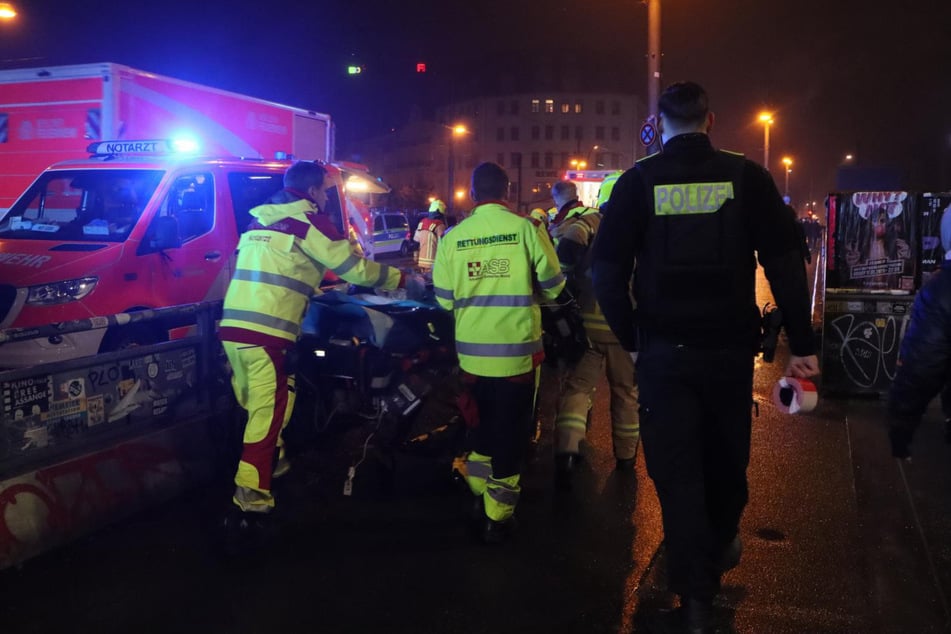 Das Opfer wurde in ein Krankenhaus gebracht.