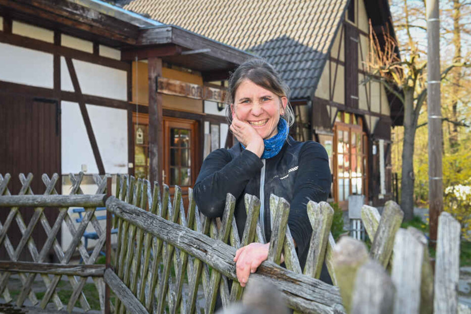 Ihre Lämmer sieht Manja Drutschmann (36) als Teil der Landschaftspflege.