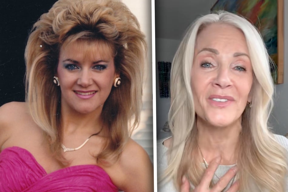 Pamela Allyn koncem třicátých let (vlevo) a dnes ve věku 74 let.