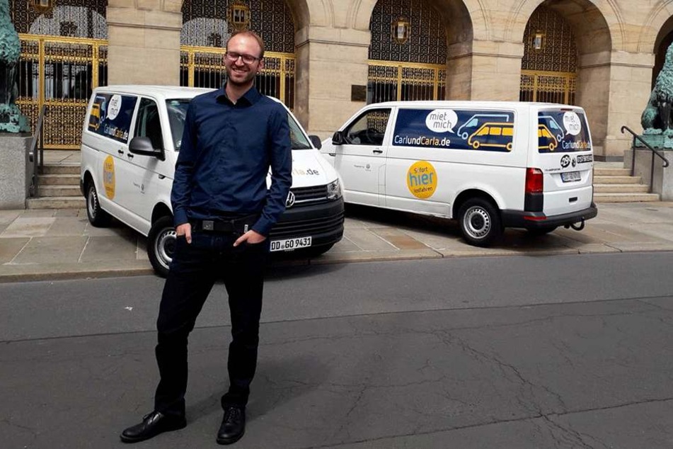 CarlundCarla-Mitgründer Richard Vetter (31) teilte sich in seiner WG einen alten VW-Bus namens "Charlie". Das war der Anfang ...
