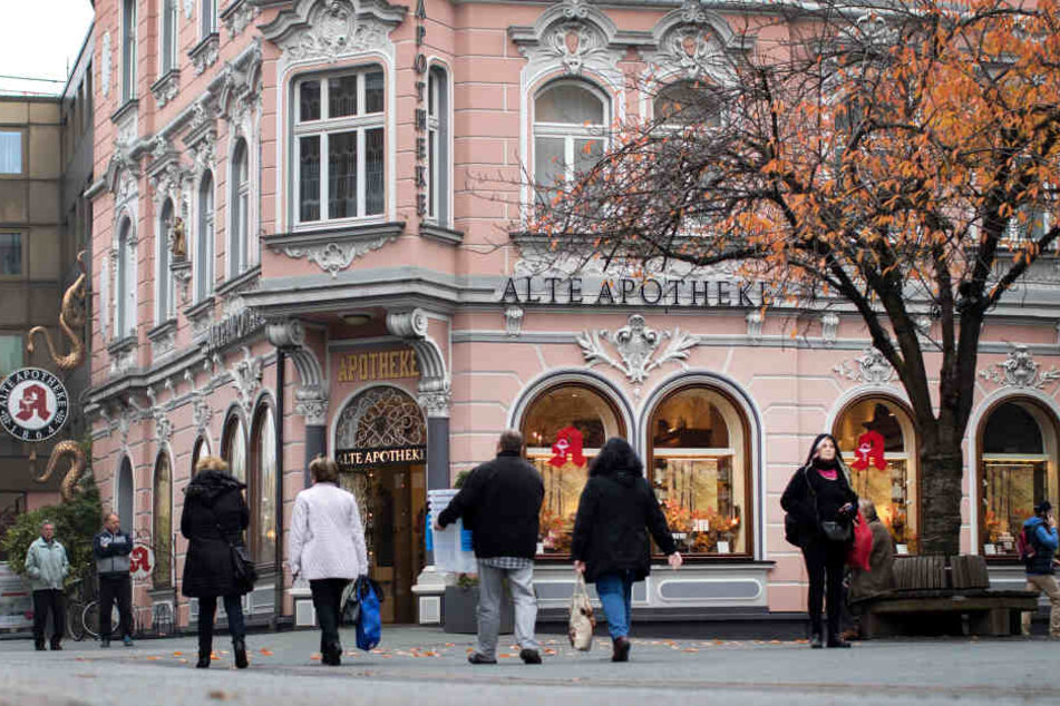 In dieser Apotheke passierte der Betrug, jedoch wird sie mittlerweile nicht mehr von dem Angeklagten geführt.