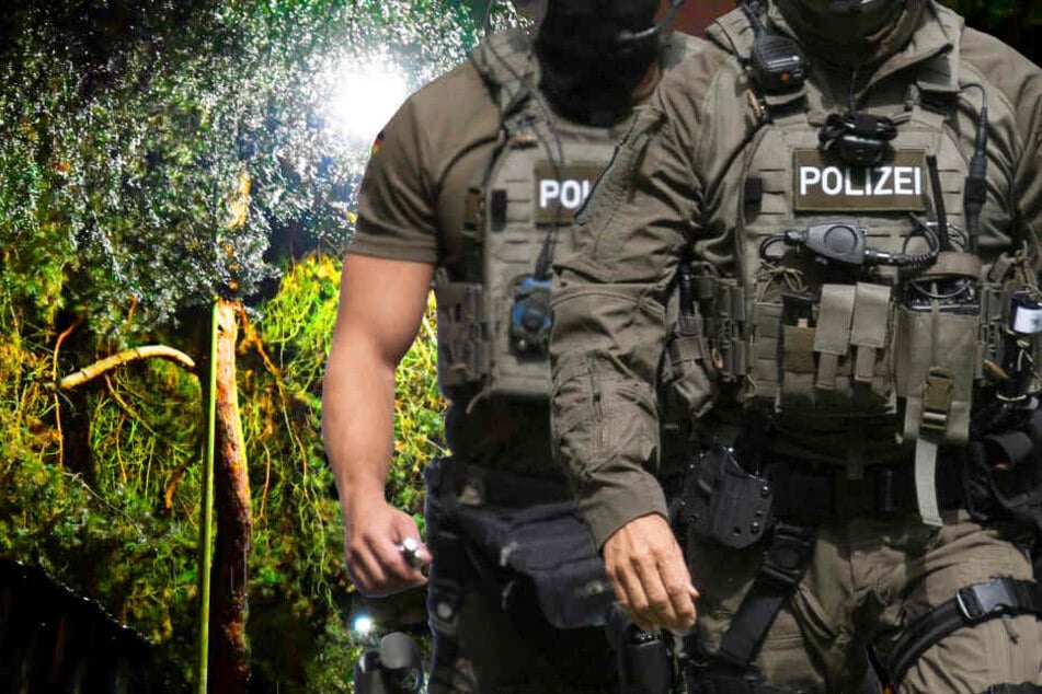Eine Spezialeinheit der Polizei rückte an, um die Verdächtigen festzunehmen (Symbolbild).