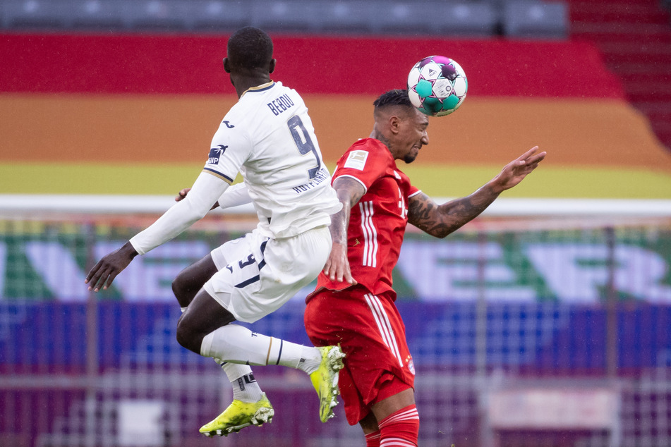 Jérôme Boateng (r.) erzielte am 19. Spieltag der Bundesliga den Führungstreffer für den FC Bayern München gegen die TSG 1899 Hoffenheim.