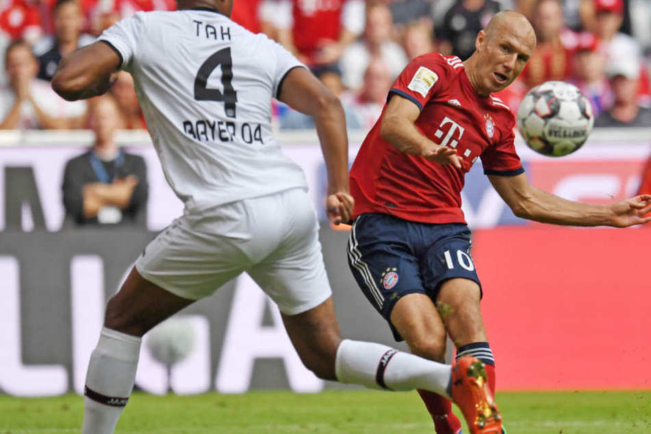 Arjen Robben und der FC Bayern München konnten gegen Bayer 04 Leverkusen den nächsten Sieg feiern.