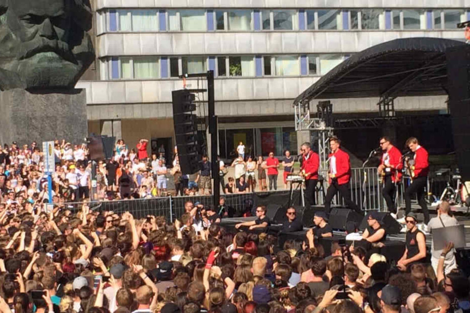 Das Überraschungskonzert in Chemnitz war ein voller Erfolg.