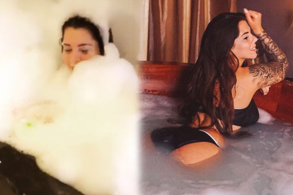 Die zwei Instagram-Dimensionen von Jenny Frankhauser: rechts optimiert, links natürlich. (Fotomontage)