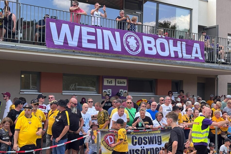Die Fans sind zahlreich nach Weinböhla gekommen.