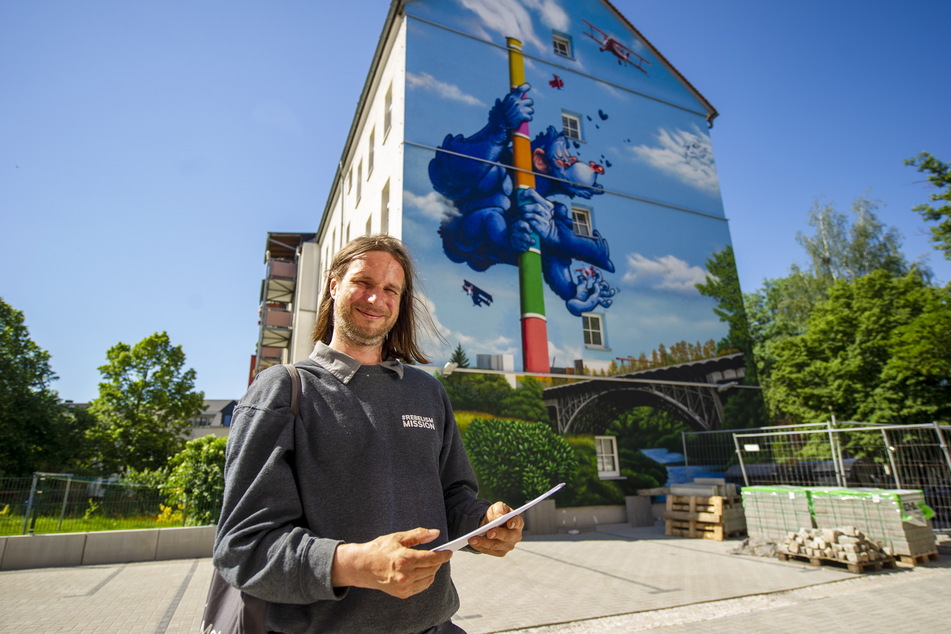 Guido Günther und sein Team von "RebelArt" kennen die Szene und machen Häuserfassaden und Trafohäuschen schöner.