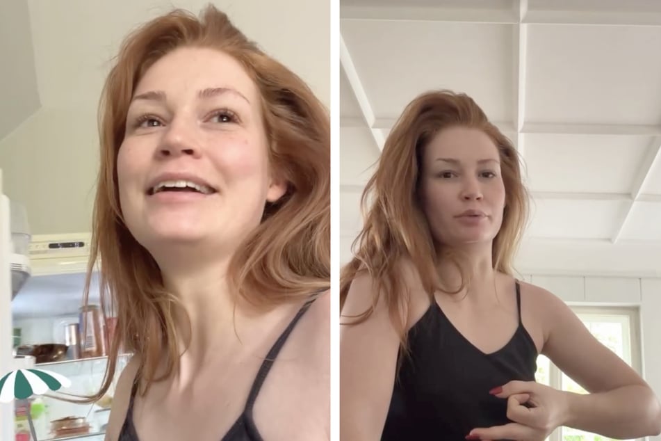 Jana Heinisch (31) lief durch Hagelkörner "groß wie Kidneybohnen". Am nächsten Morgen konnte sie über ihren nächtlichen Ausflug aber lachen.